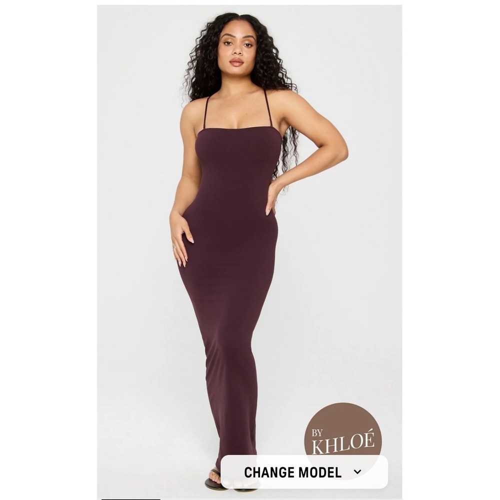 Fabletics Khloe Kardashian‎ Woman's Body Con Dress Size Small Oxblood